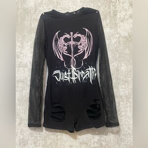 Fashion Nova Black and Pink Jumpsuit